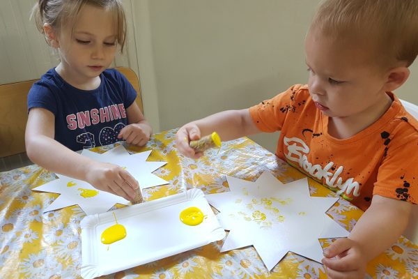 Kinderdagverblijf knutselen