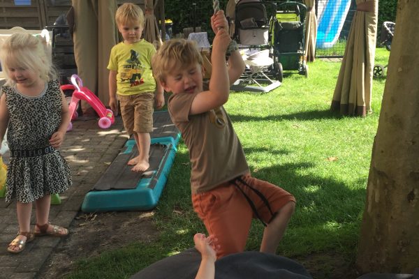 Kinderdagverblijf hindernisbaan
